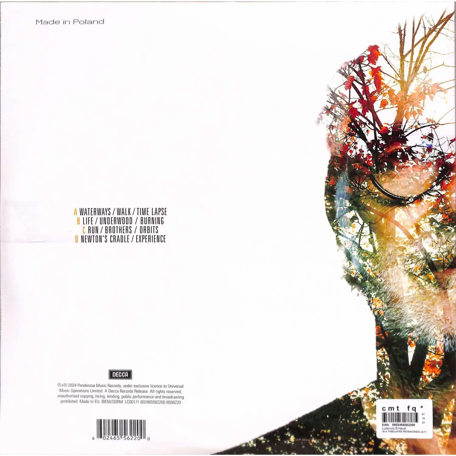 LUDOVICO EINAUDI - In A Time Lapse Reimagined (silver transparent)