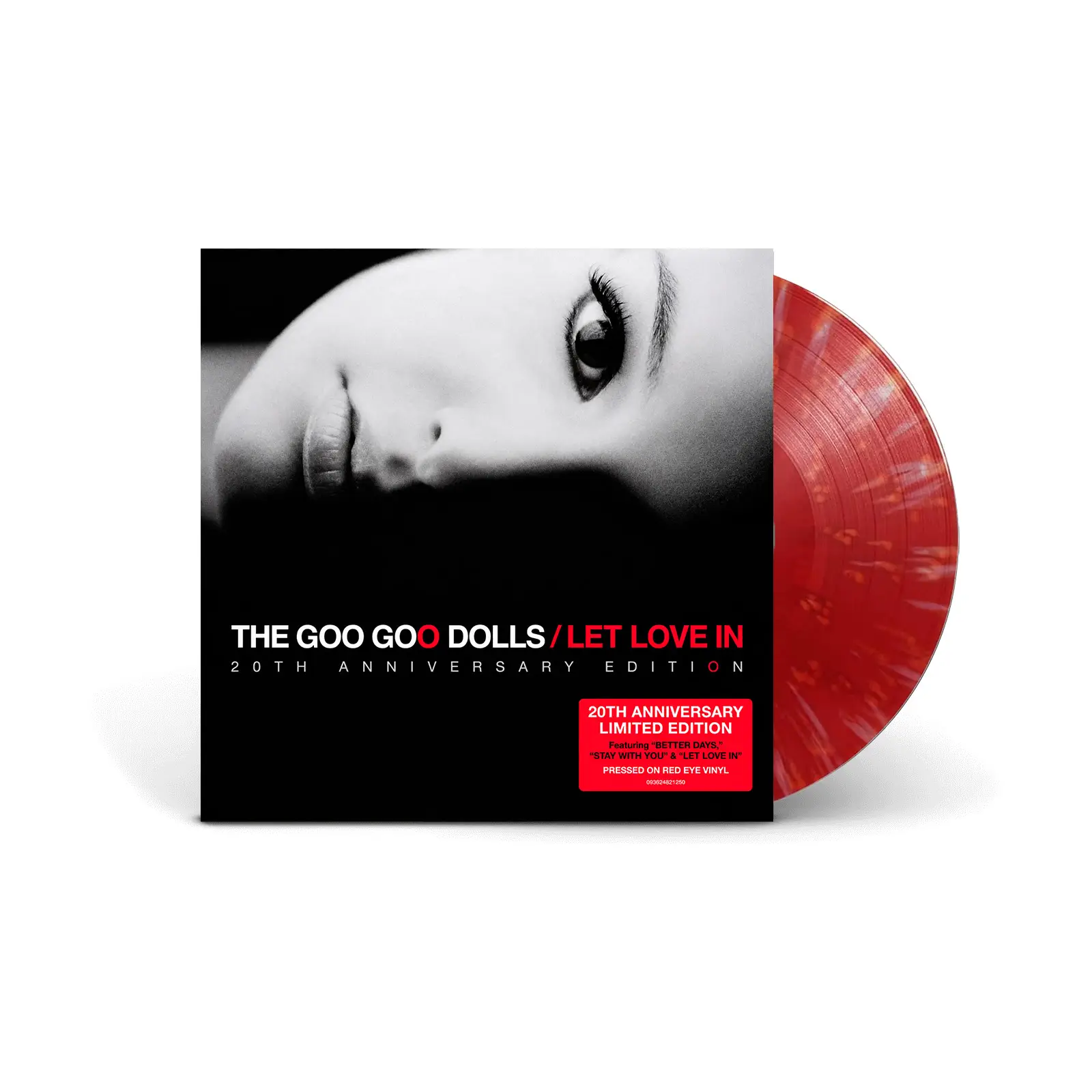 THE GOO GOO DOLLS - Let Love In (red with white splatter)