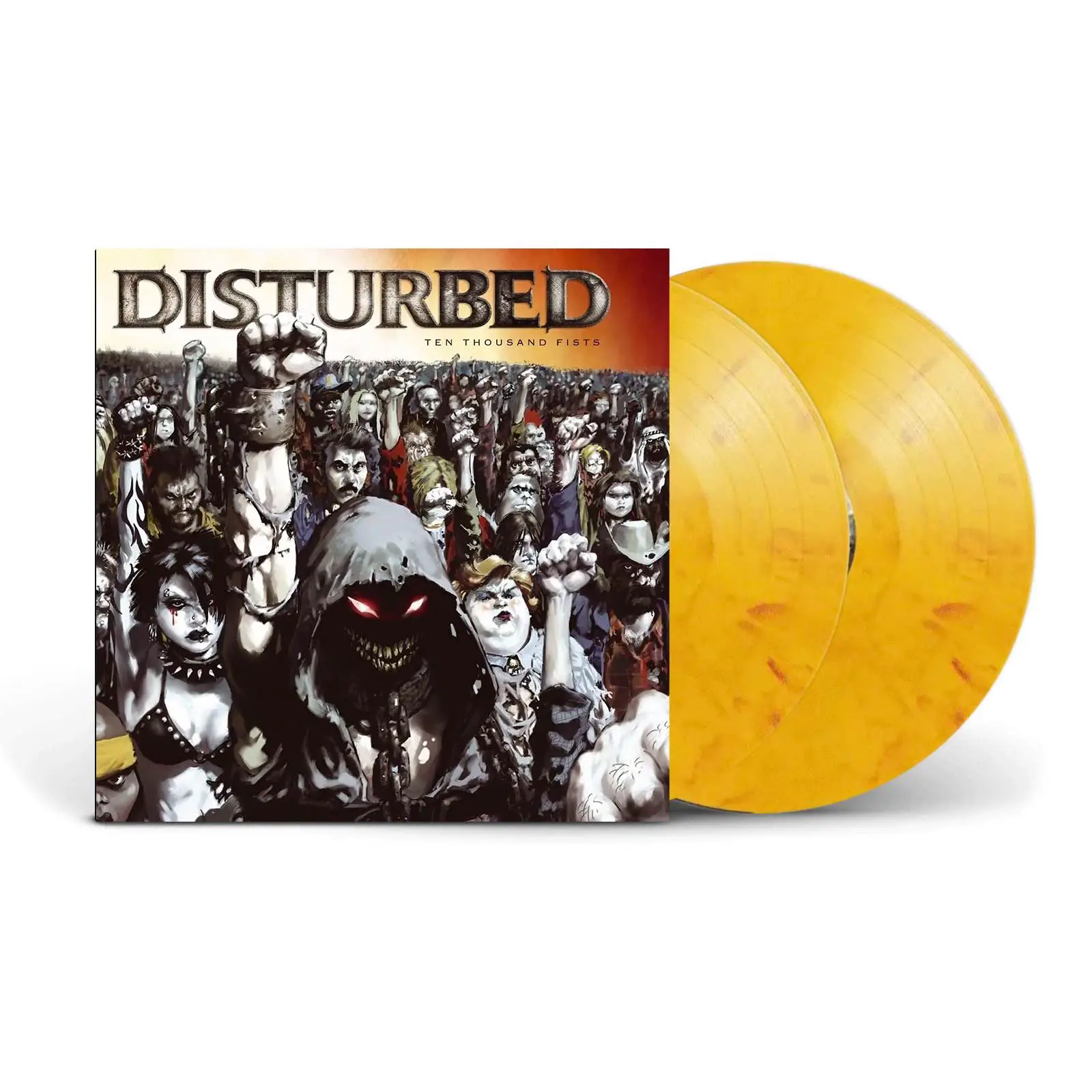 DISTURBED - Ten Thousand Fists (yellow flame)