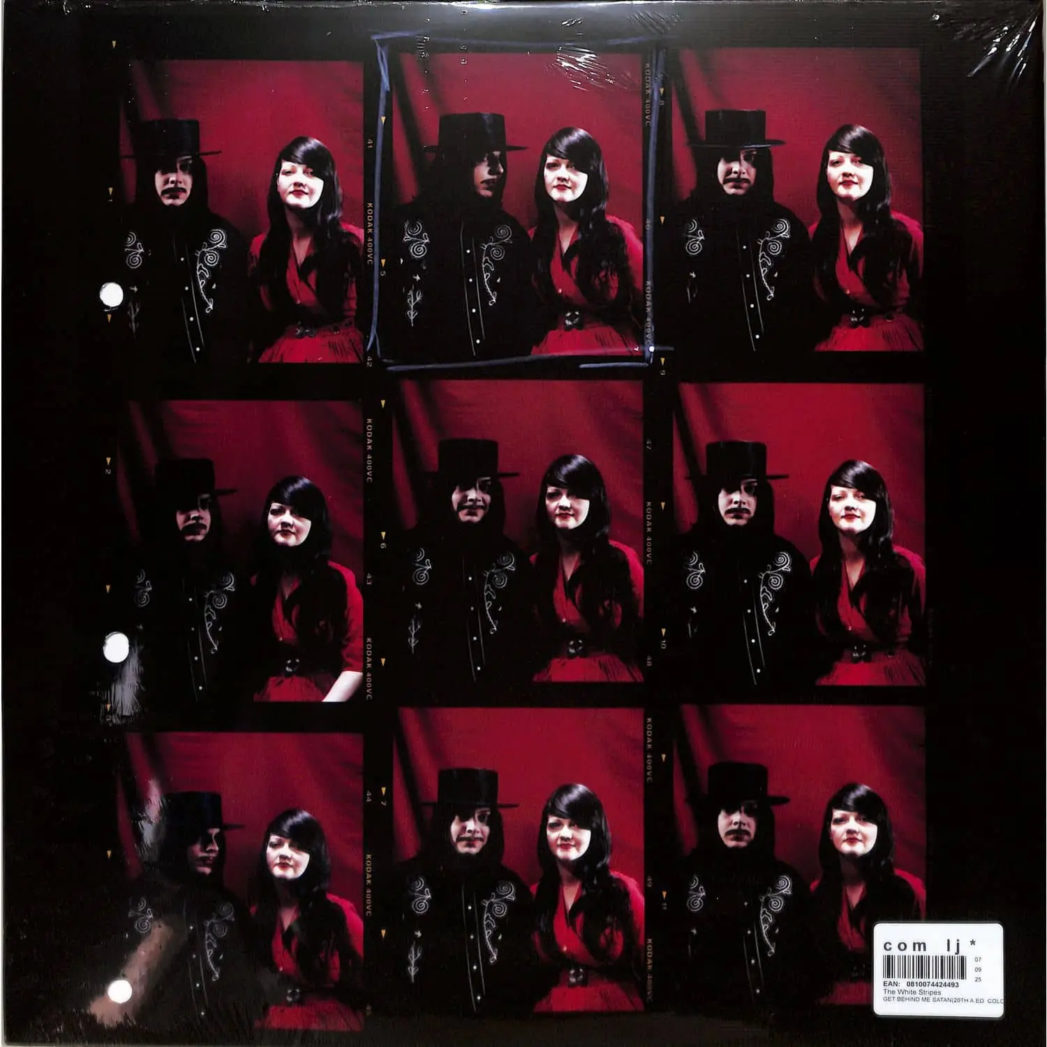 THE WHITE STRIPES - Get Behind Me Satan (clear with red & black smoke)