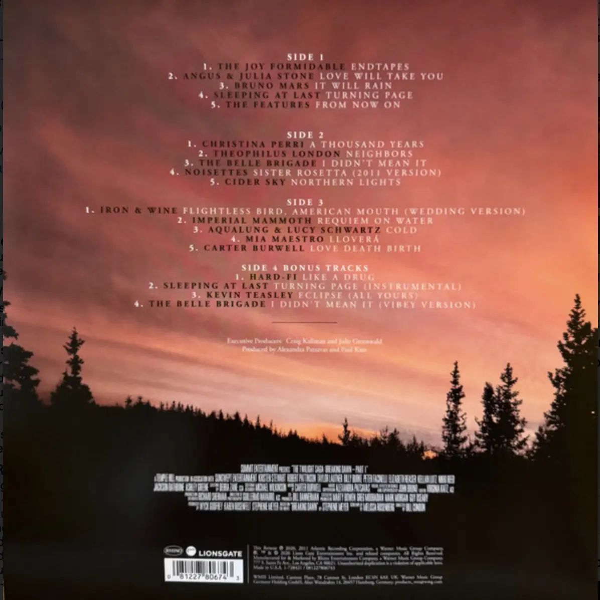 VARIOUS - Twilight Saga. Breaking Dawn, Part 1 (blood splattered)