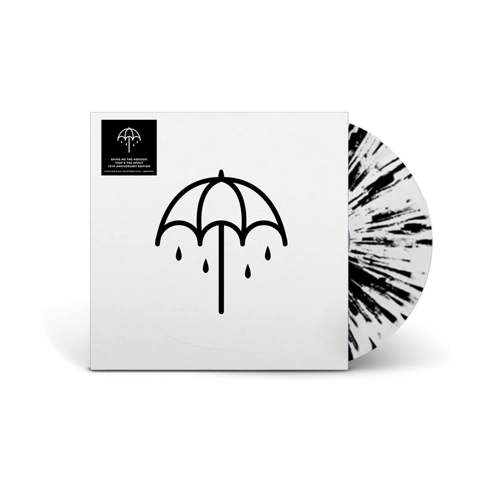 BRING ME THE HORIZON - That's The Spirit (clear and black splattered)