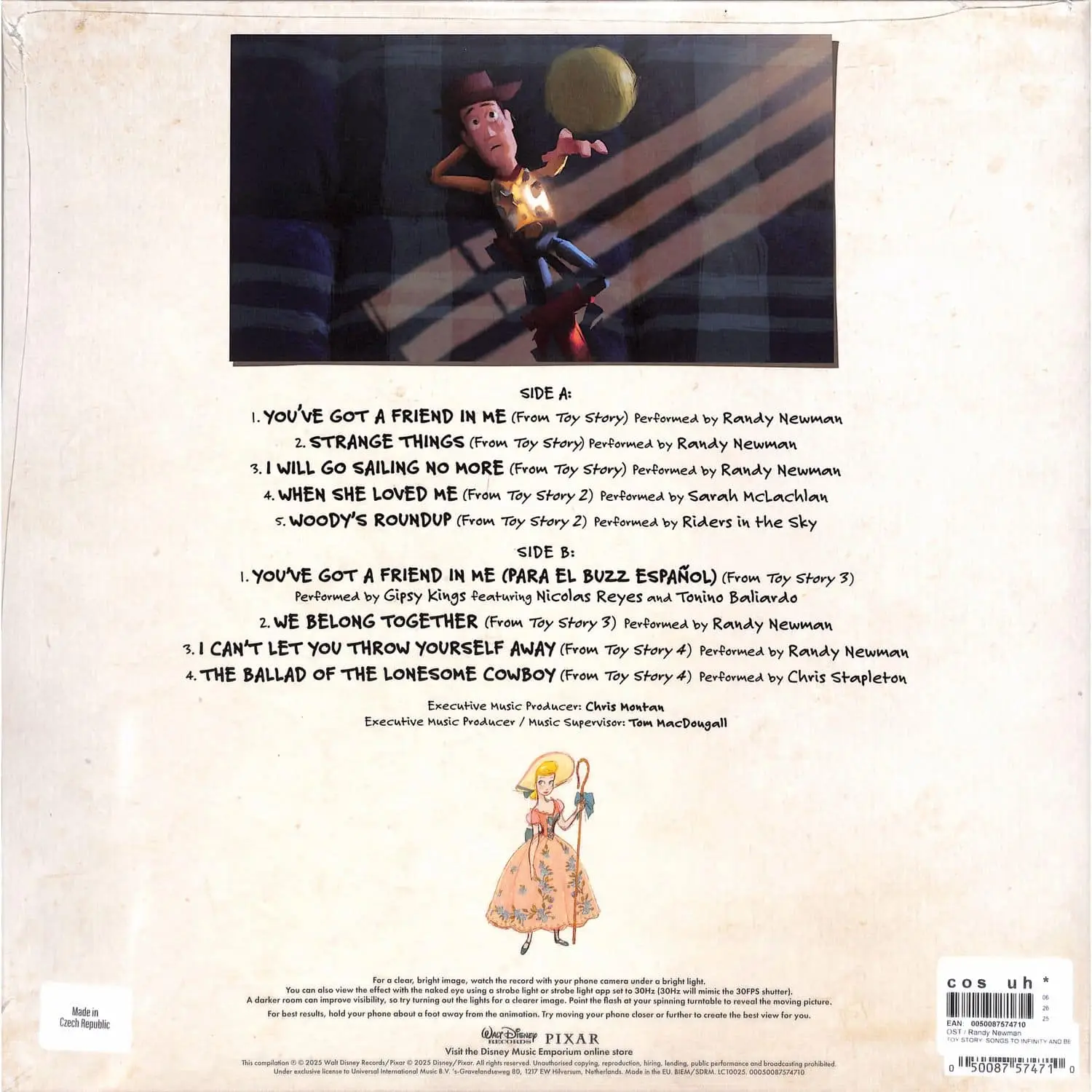 OST - Toy Story: Songs To Infinity And Beyond (zoetrope)