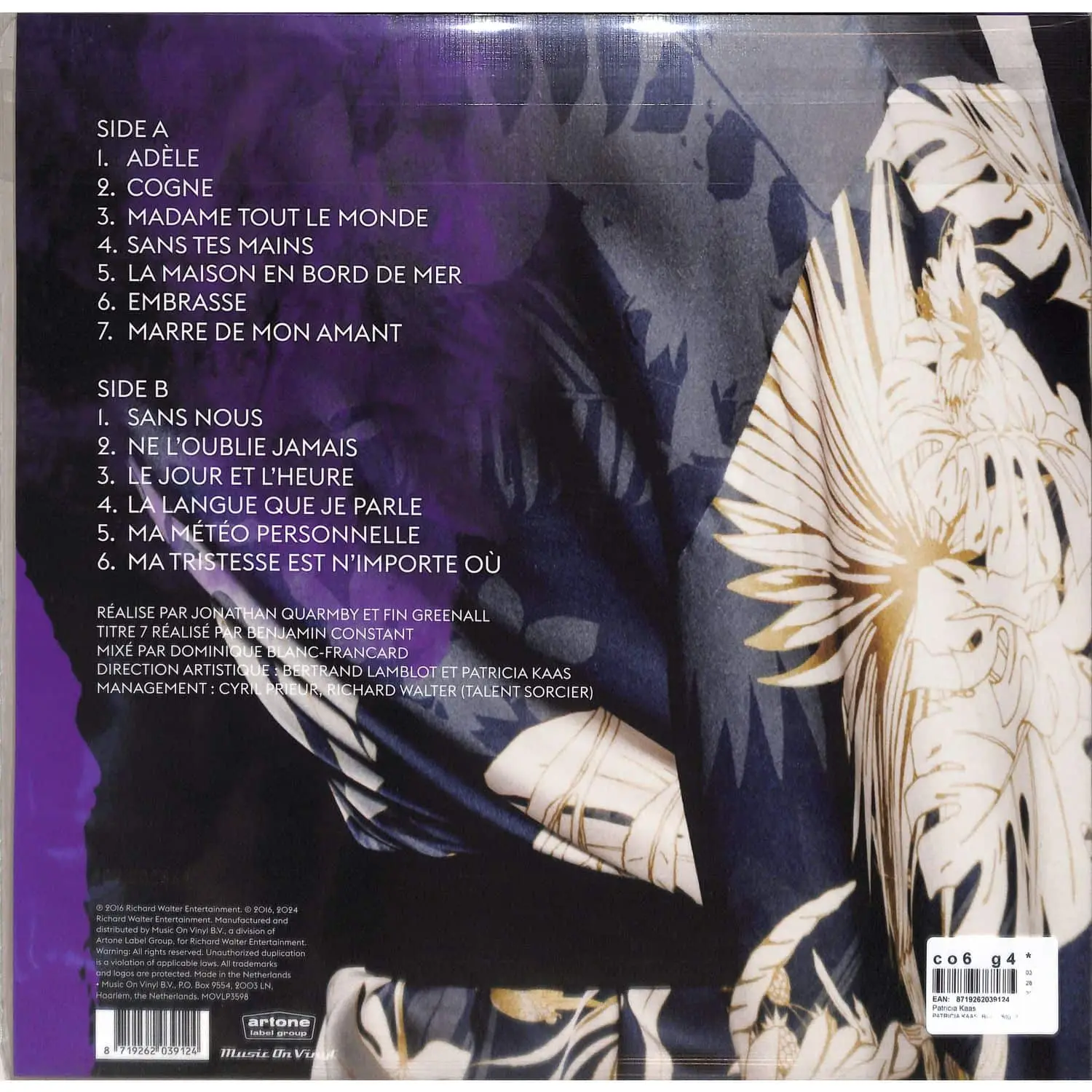 PATRICIA KAAS - Patricia Kaas (blue) PATRICIA KAAS - Patricia Kaas (blue)