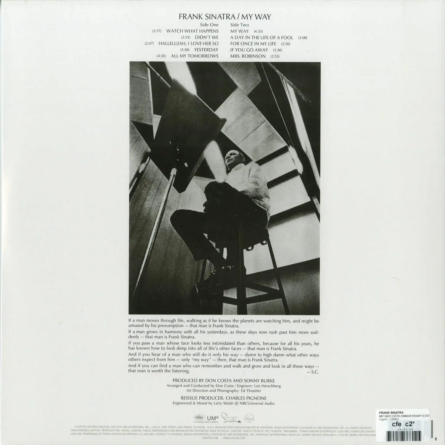 FRANK SINATRA - My Way (50th Anniversary) FRANK SINATRA - My Way (50th Anniversary)