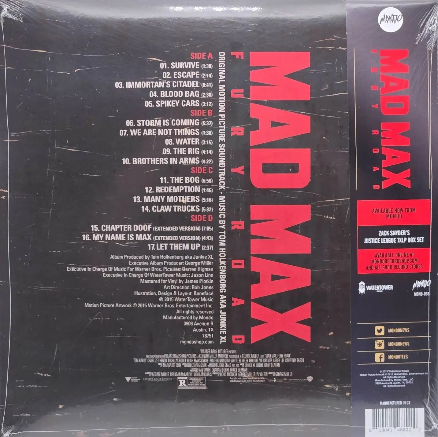 OST - Mad Max: Fury Road: Soundtrack (2LP, eco) OST - Mad Max: Fury Road: Soundtrack (2LP, eco)