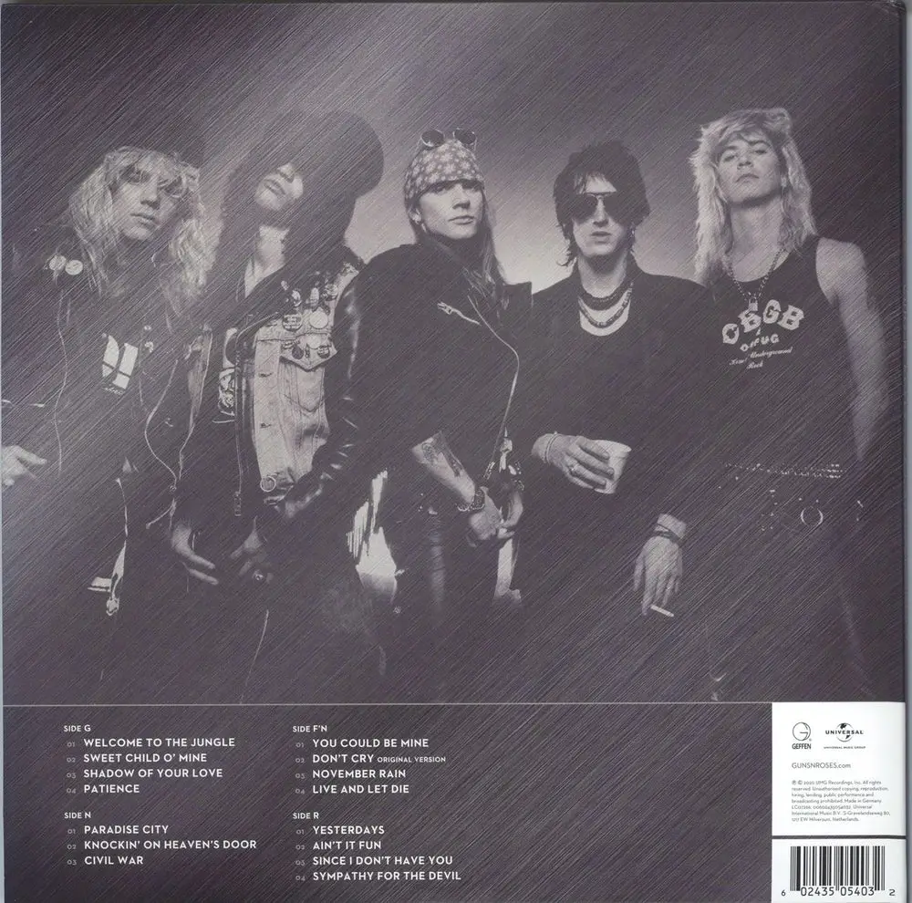 GUNS N' ROSES - Greatest Hits (red-black splatter) GUNS N' ROSES - Greatest Hits (red-black splatter)