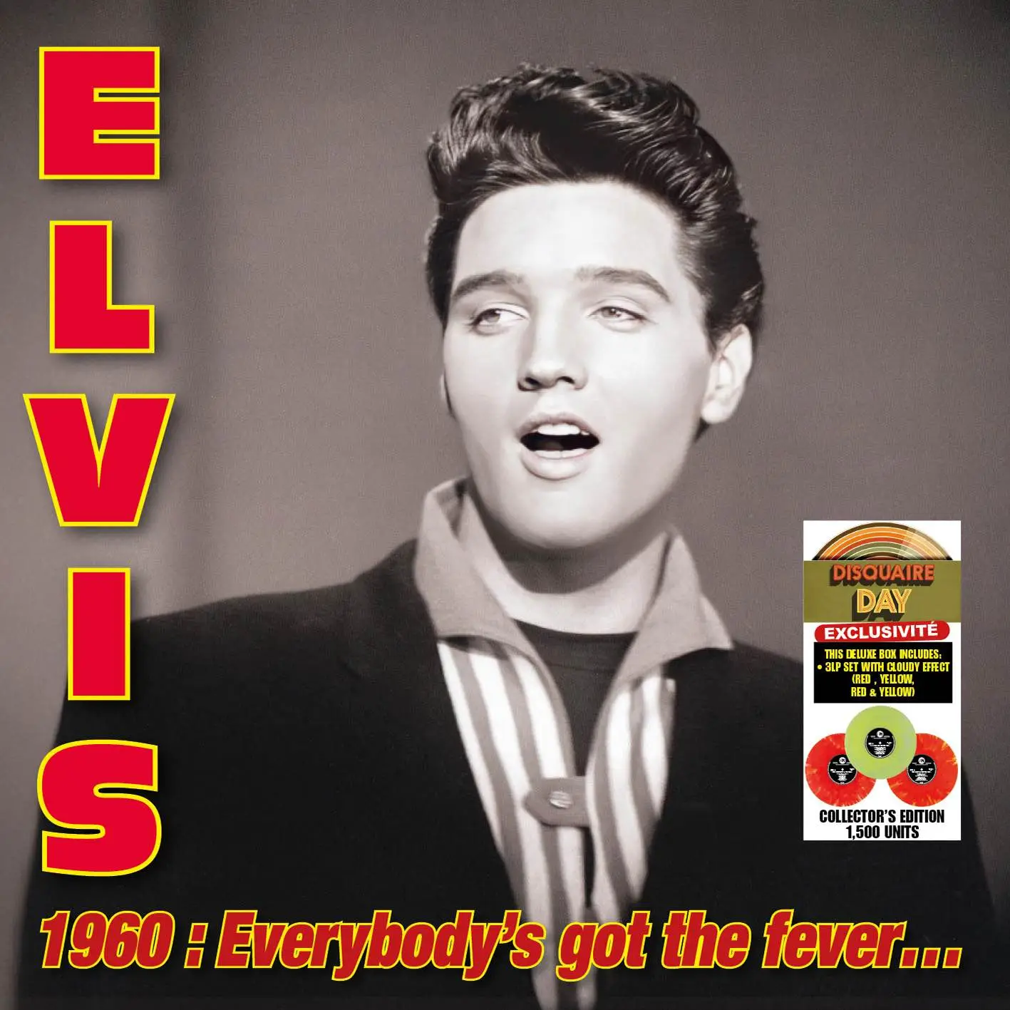 ELVIS PRESLEY - 1960: Everybody's Got The Fever… (red + yellow + red & yellow) ELVIS PRESLEY - 1960: Everybody's Got The Fever… (red + yellow + red & yellow)