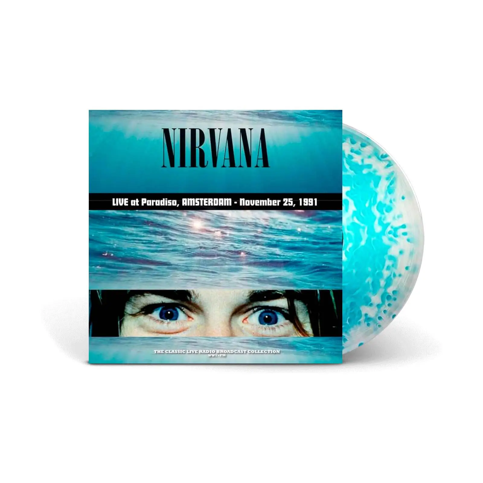 NIRVANA - Live At Paradiso, Amsterdam - November 25, 1991 (turquoise cloudy) NIRVANA - Live At Paradiso, Amsterdam - November 25, 1991 (turquoise cloudy)