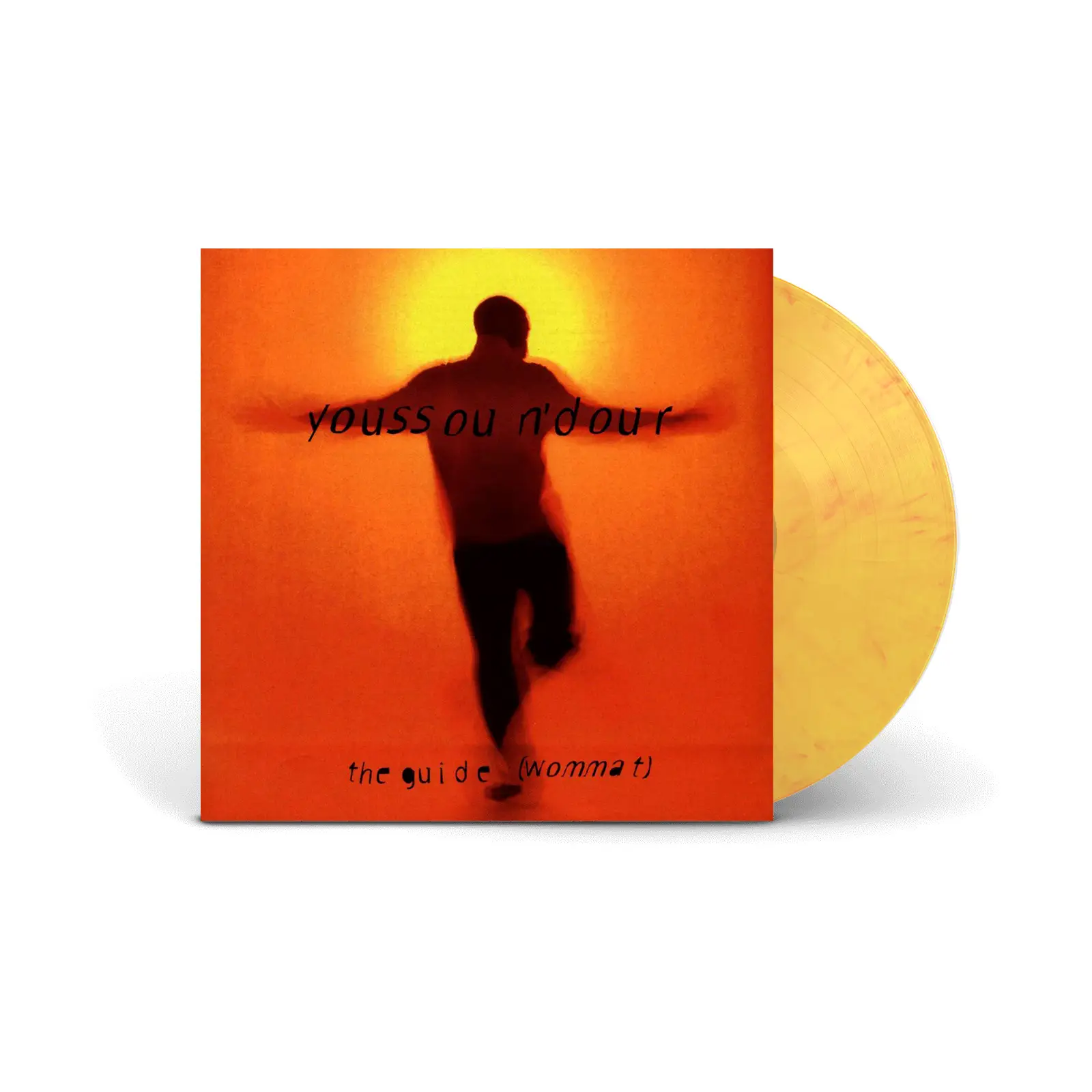 YOUSSOU N DOUR - The Guide: Wommat (yellow-red-orange marbled)