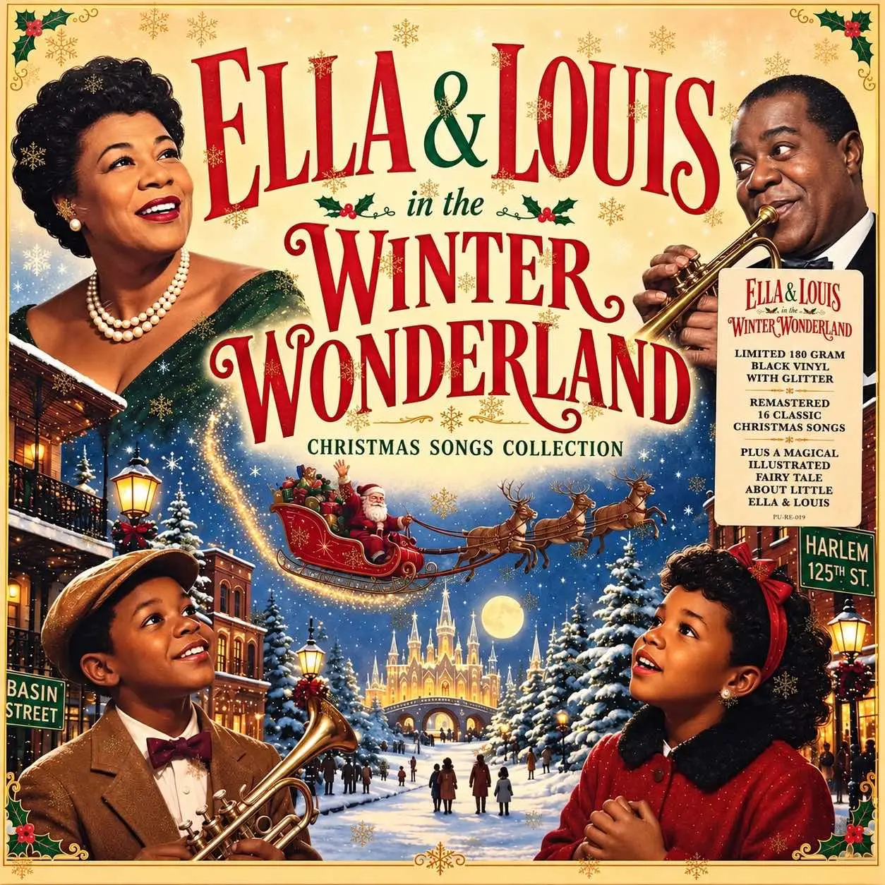 ELLA FITZGERALD & LOUIS ARMSTRONG - Ella & Louis In The Winter Wonderland. Christmas Songs Collection