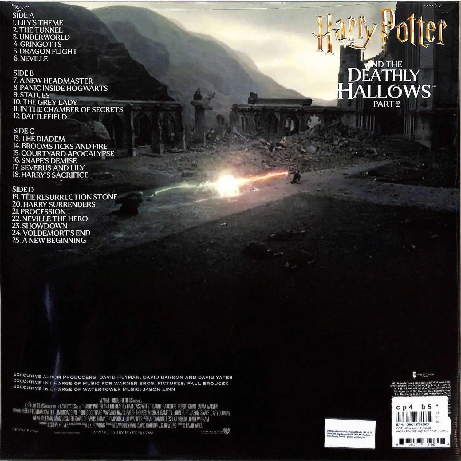OST - Harry Potter And The Deathly Hallows Part 2: Original Motion Picture Soundtrack (clear)