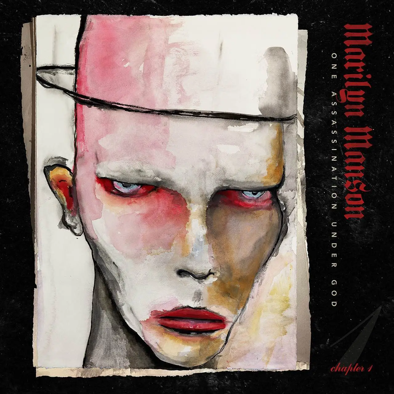 MARILYN MANSON - One Assassination Under God: Chapter 1 (pastel pink with blue splatter) MARILYN MANSON - One Assassination Under God: Chapter 1 (pastel pink with blue splatter)