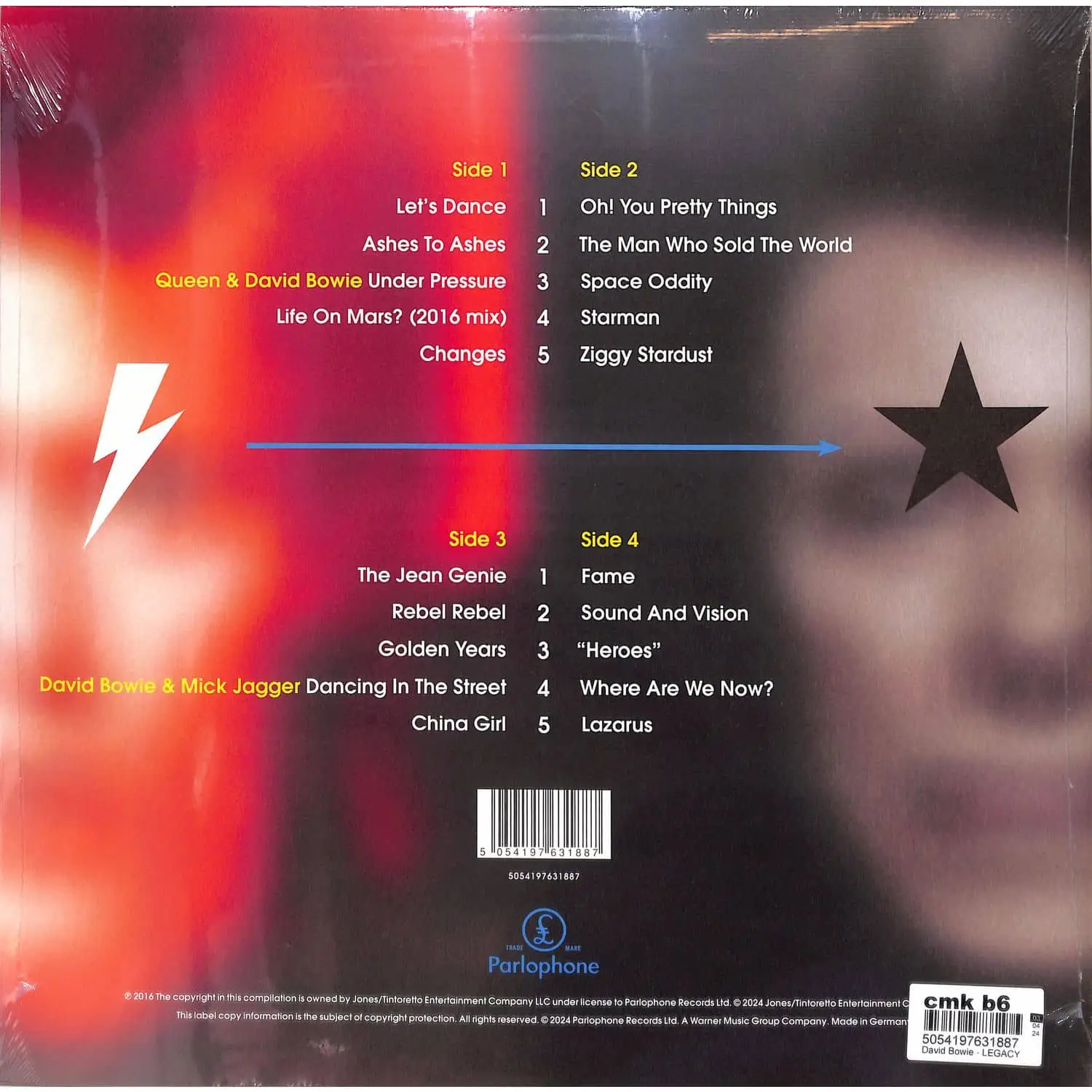 DAVID BOWIE - Legacy: The Very Best Of David Bowie DAVID BOWIE - Legacy: The Very Best Of David Bowie