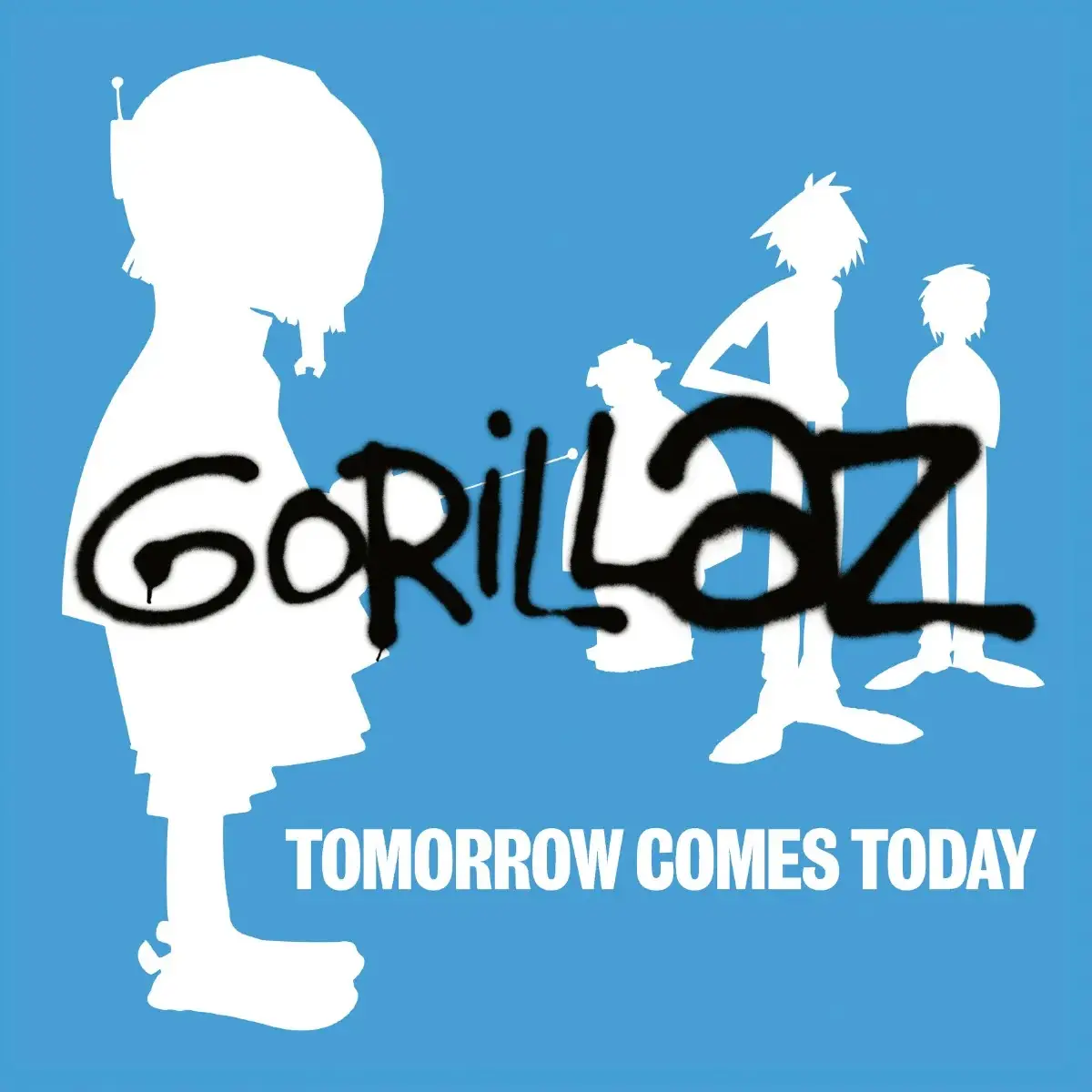 GORILLAZ - Tomorrow Comes Today (blue white)