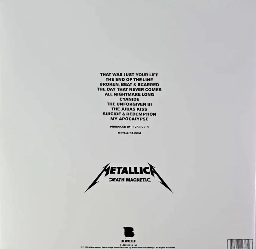 METALLICA - Death Magnetic (silver) METALLICA - Death Magnetic (silver)