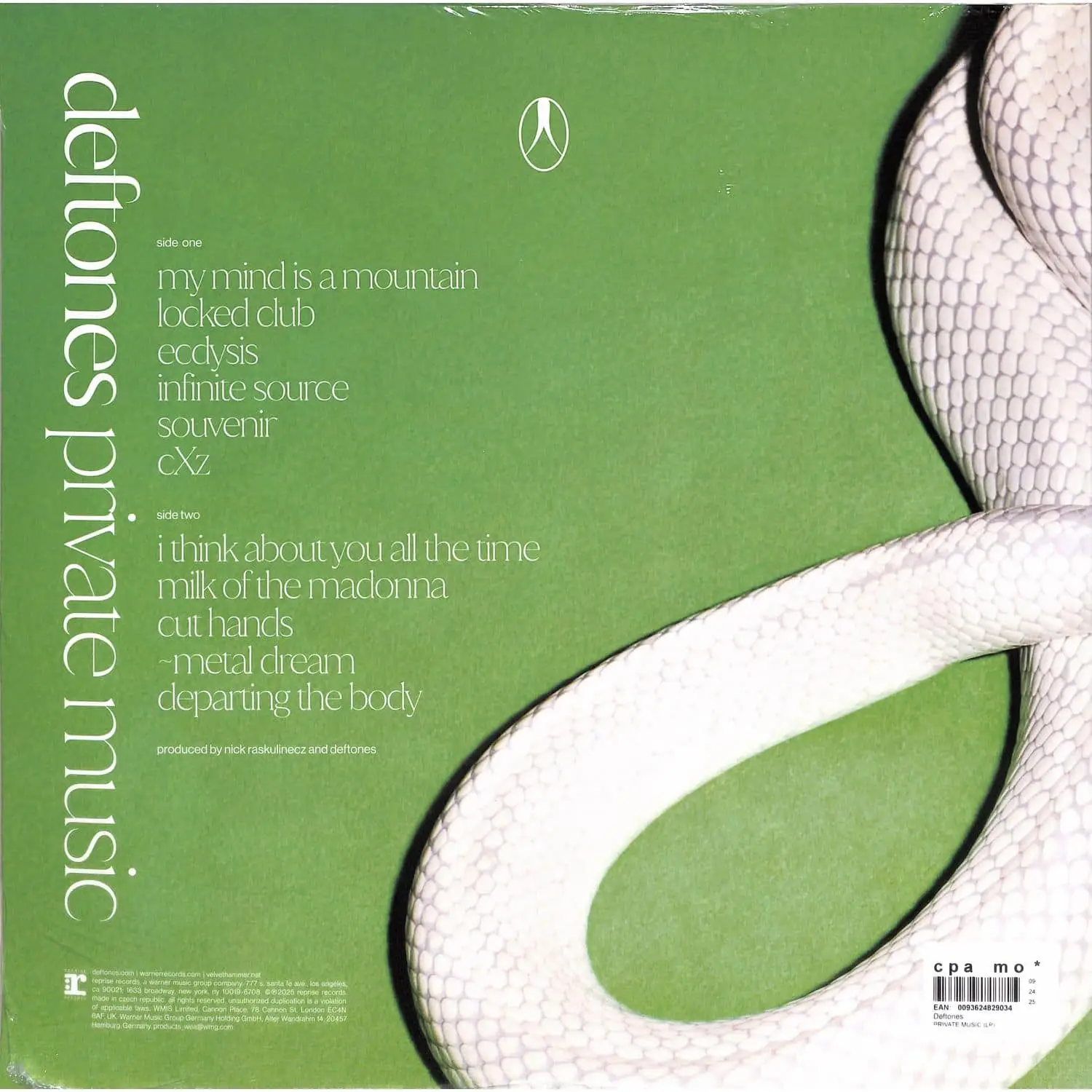 DEFTONES - Private Music