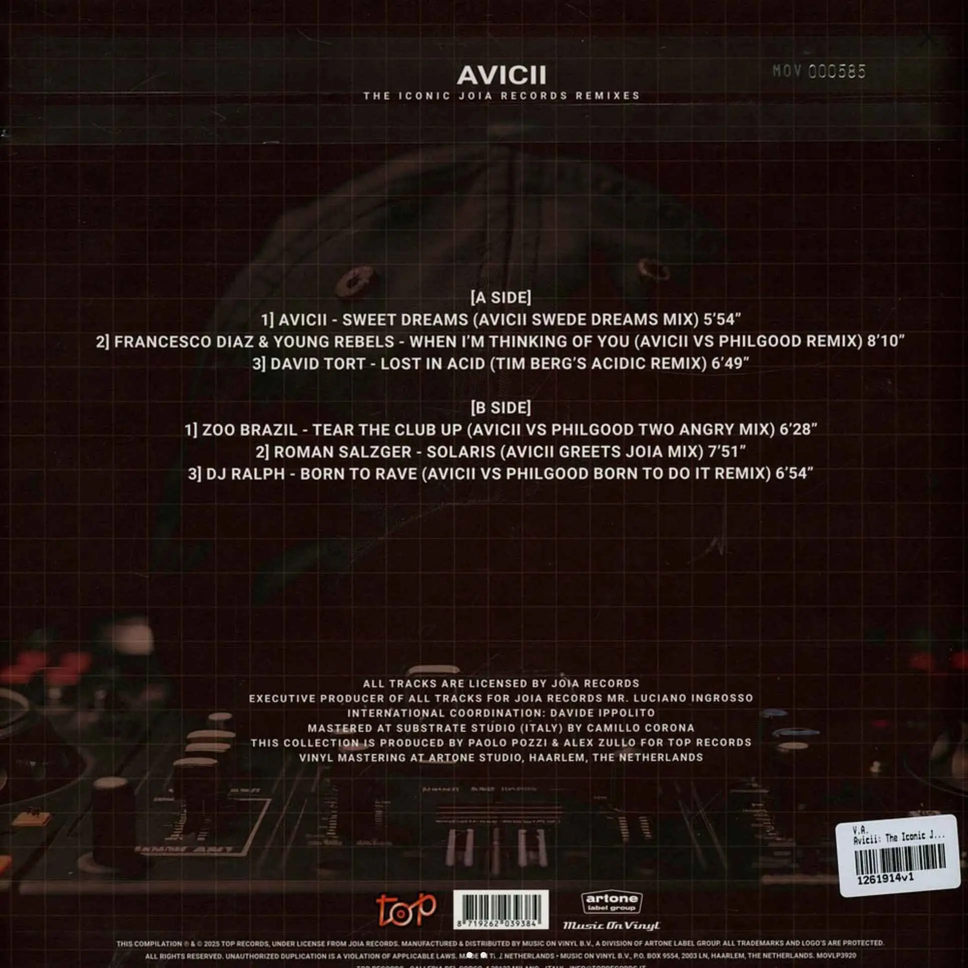 AVICII - The Iconic Joia Records Remixes (smoke)