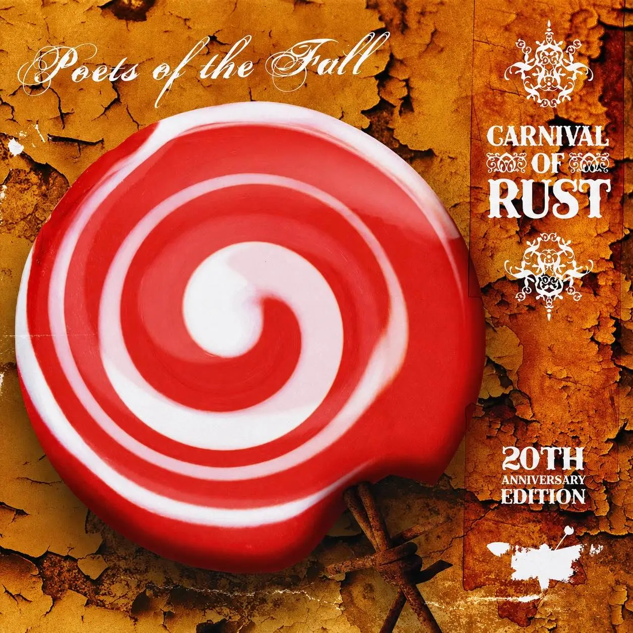 POETS OF THE FALL - Carnival Of Rust (red with white corona)