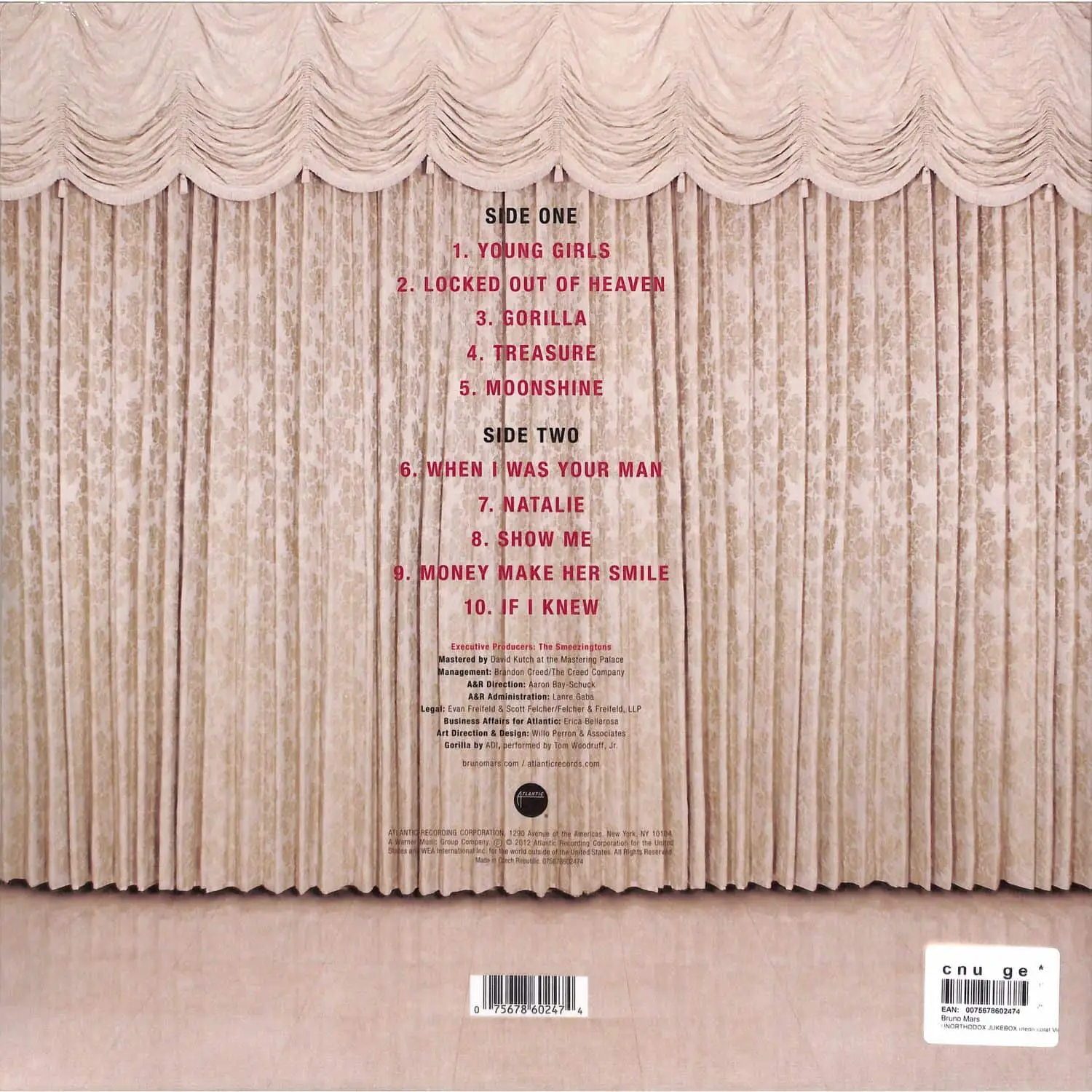 BRUNO MARS - Unorthodox Jukebox (neon coral) BRUNO MARS - Unorthodox Jukebox (neon coral)