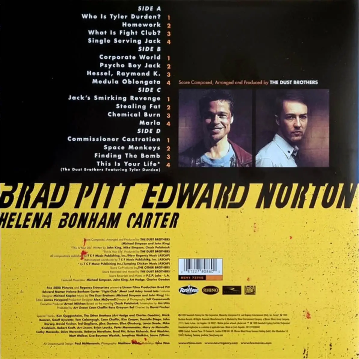 OST - Fight Club: Original Motion Picture Score (pink)