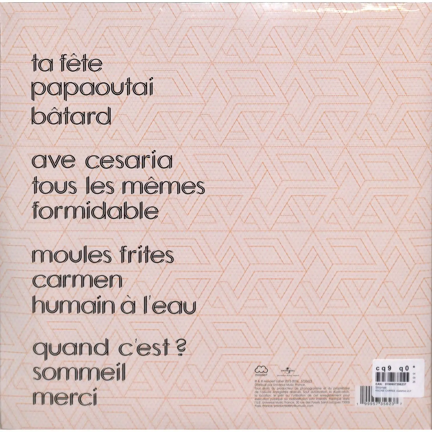 STROMAE - Racine Carrée