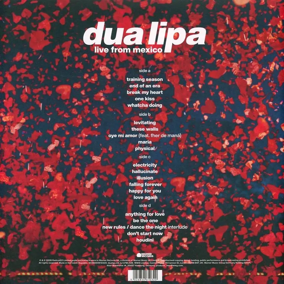 DUA LIPA - Live From Mexico (black ice)