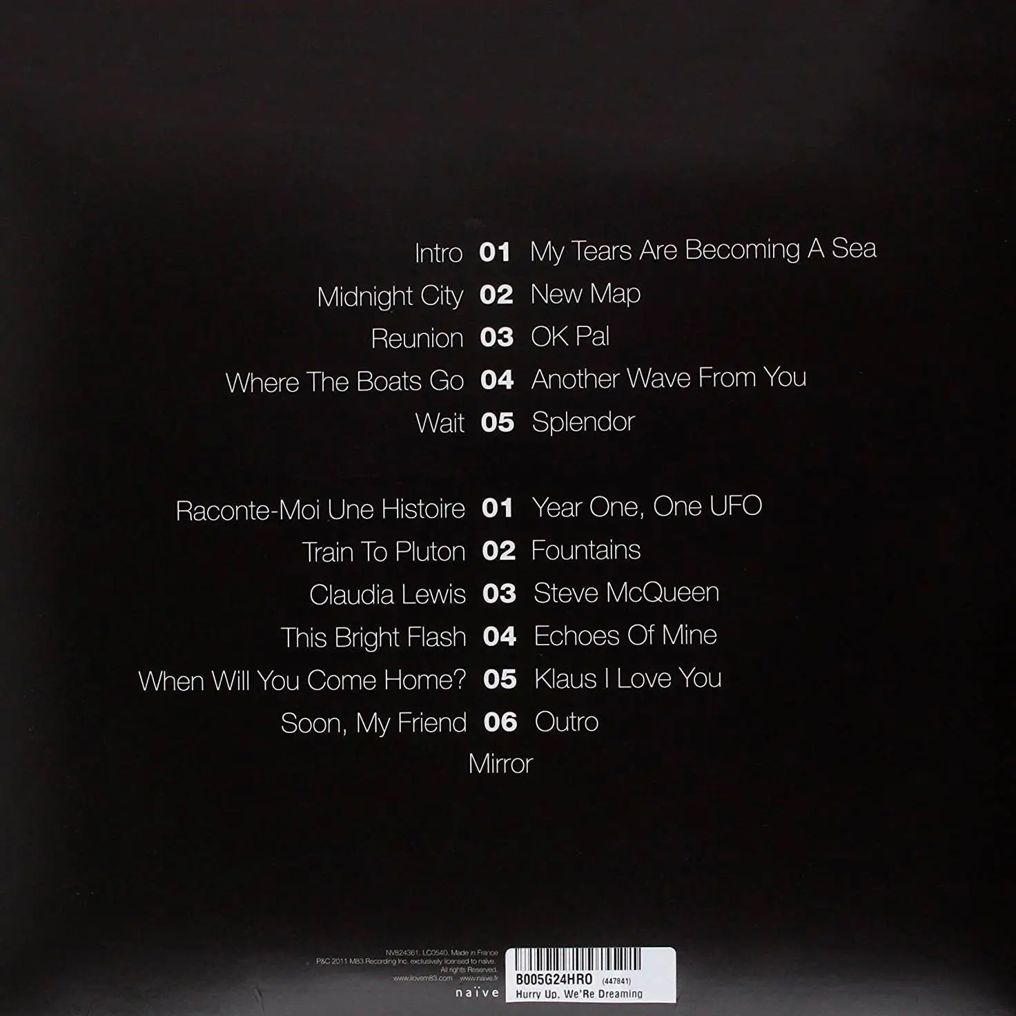 M83 - Hurry Up We're Dreaming (clear pink & clear blue)