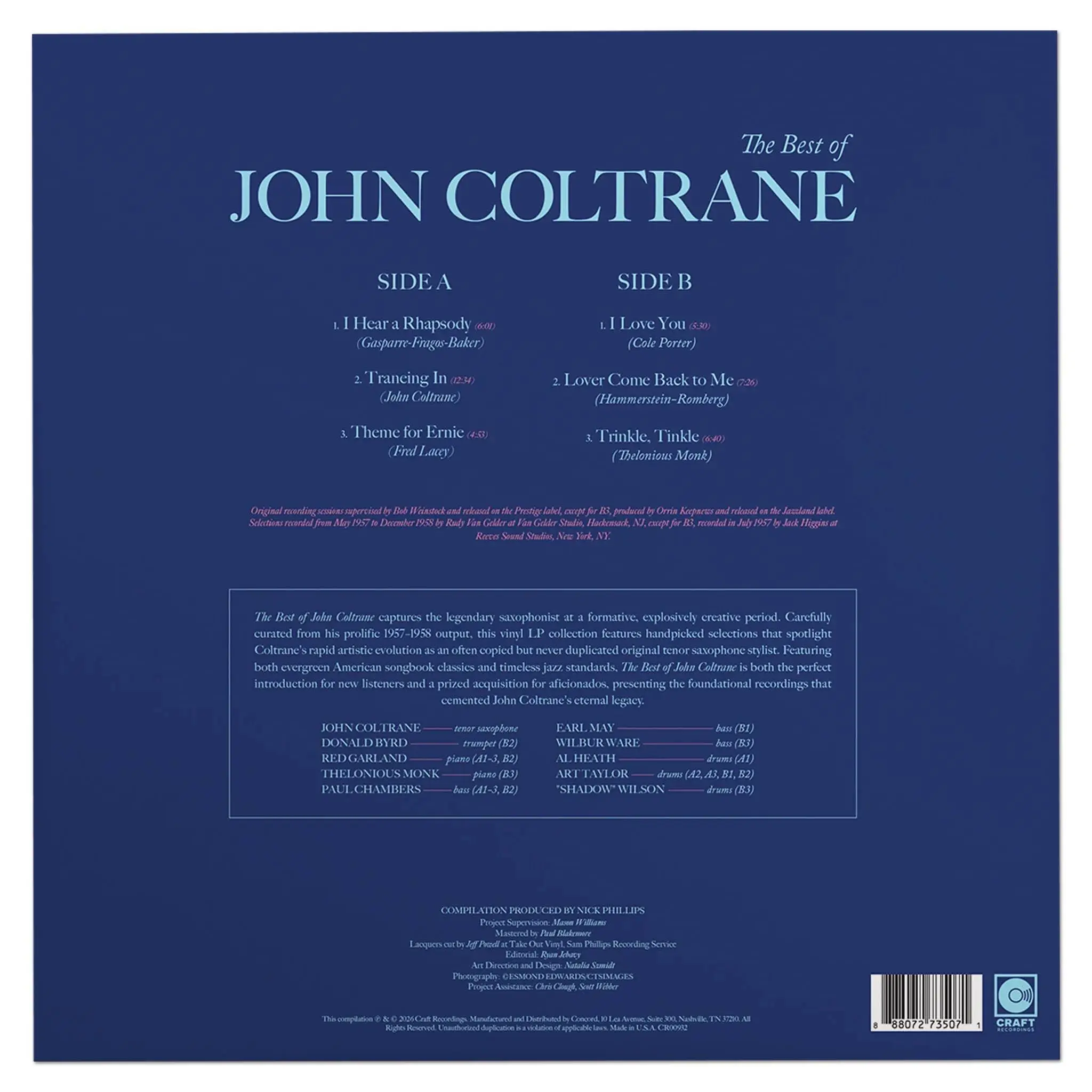 JOHN COLTRANE - The Best of John Coltrane