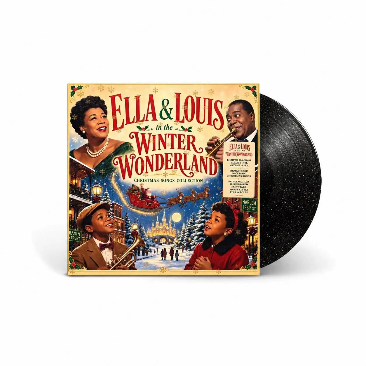 ELLA FITZGERALD & LOUIS ARMSTRONG - Ella & Louis In The Winter Wonderland. Christmas Songs Collection