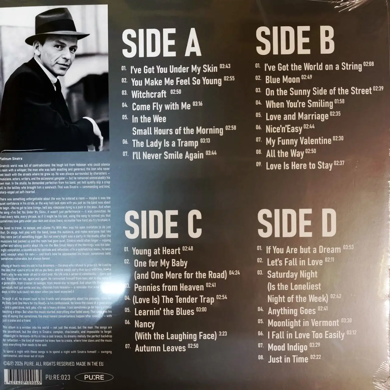 FRANK SINATRA - The Platinum Collection (2LP, silver foil)
