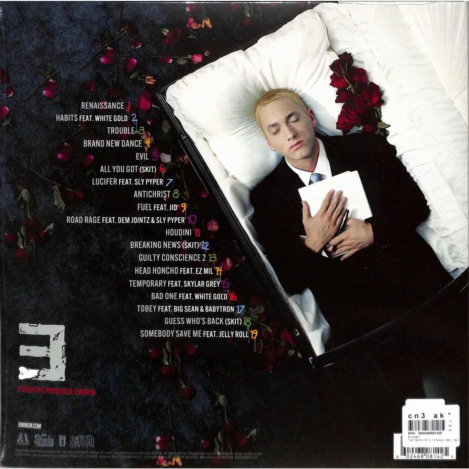 EMINEM - The Death Of Slim Shady (red & blue) EMINEM - The Death Of Slim Shady (red & blue)
