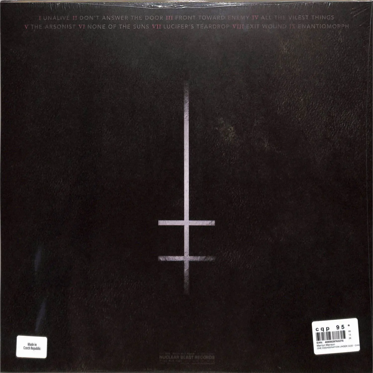 MARILYN MANSON - One Assassination Under God: Chapter 2 (green & blue marble)