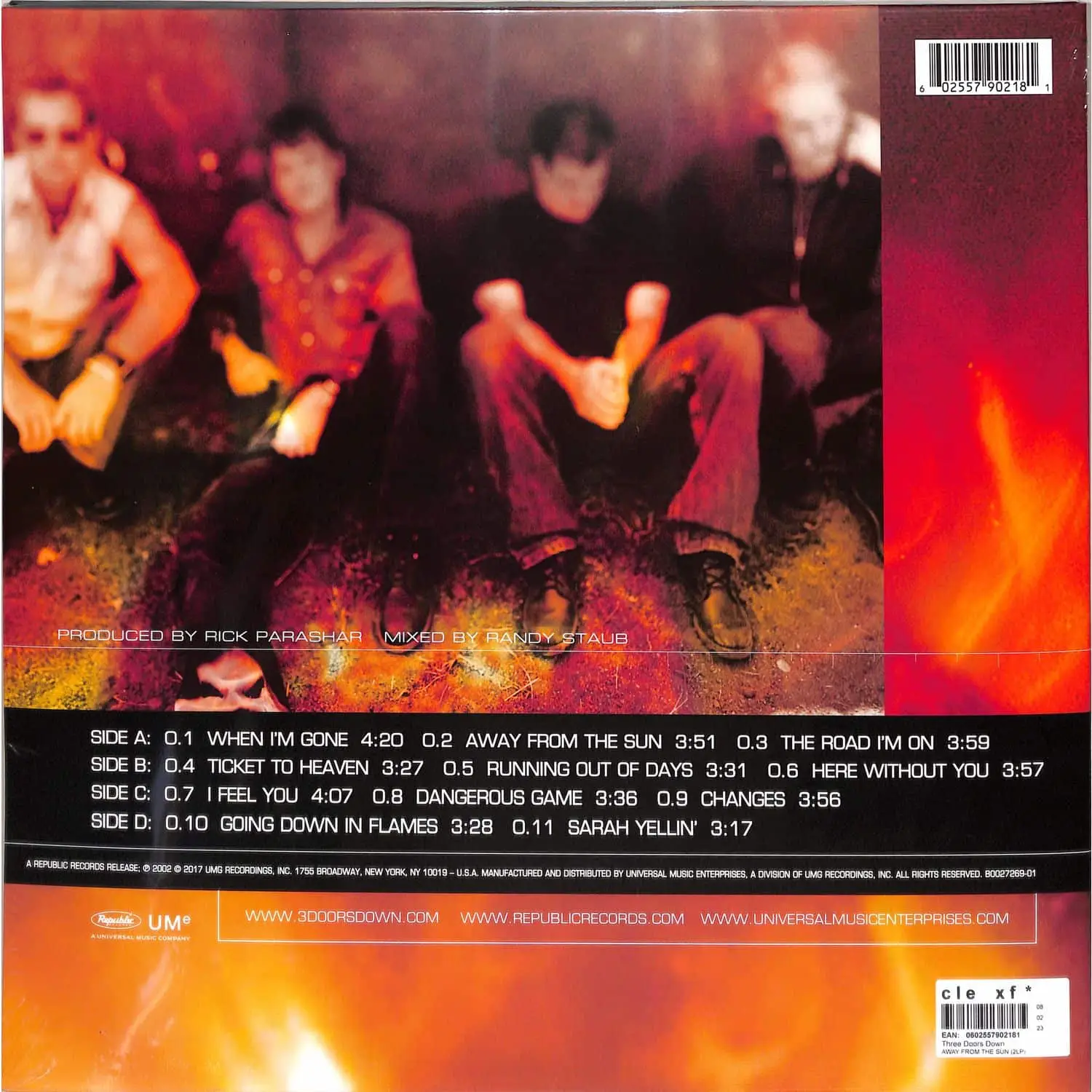 3 DOORS DOWN - Away From The Sun