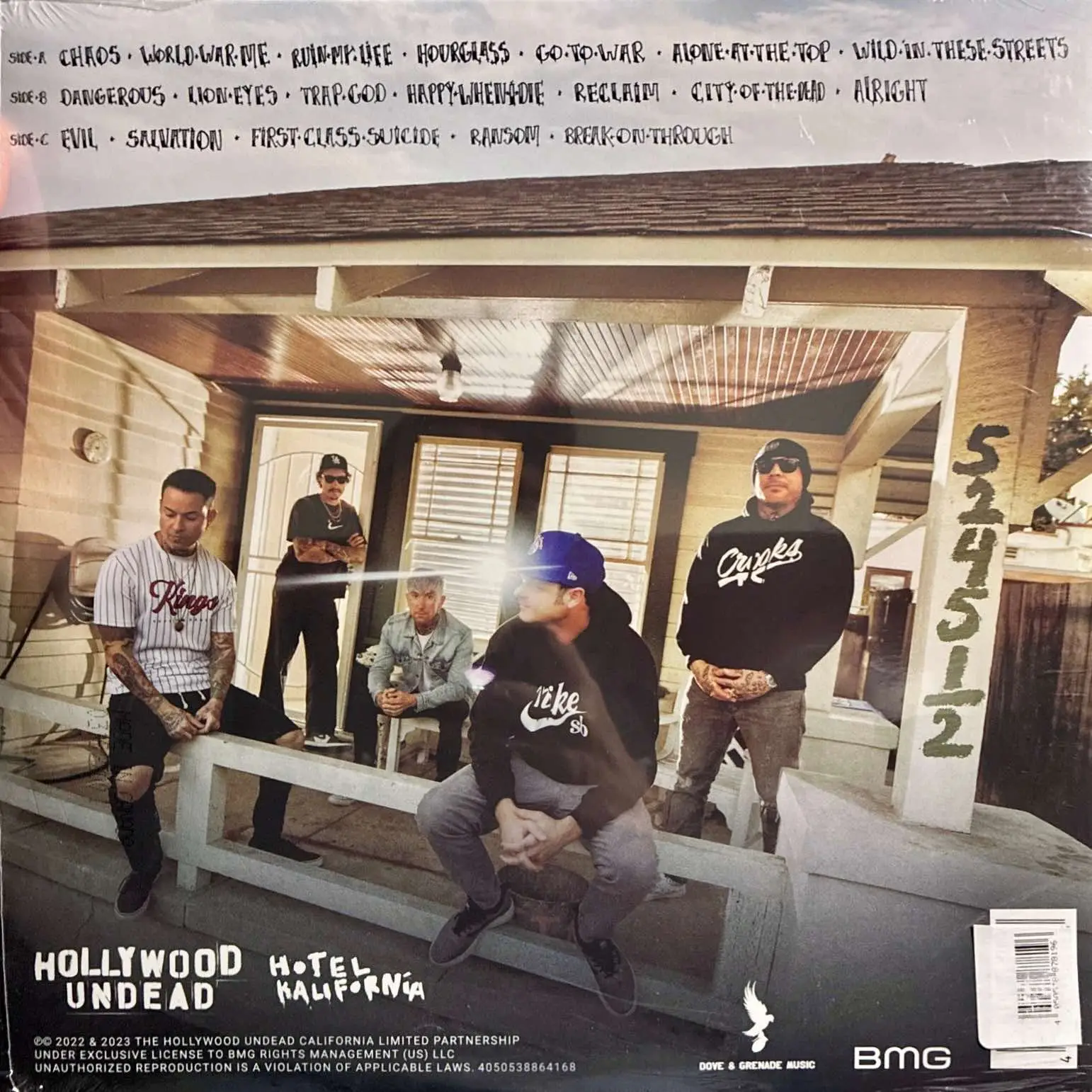 HOLLYWOOD UNDEAD - Hotel Kalifornia (baby blue)