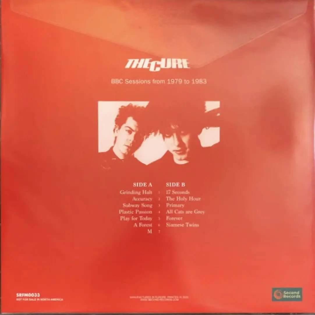 THE CURE - BBC Sessions From 1979 To 1983 (red cloudy) THE CURE - BBC Sessions From 1979 To 1983 (red cloudy)