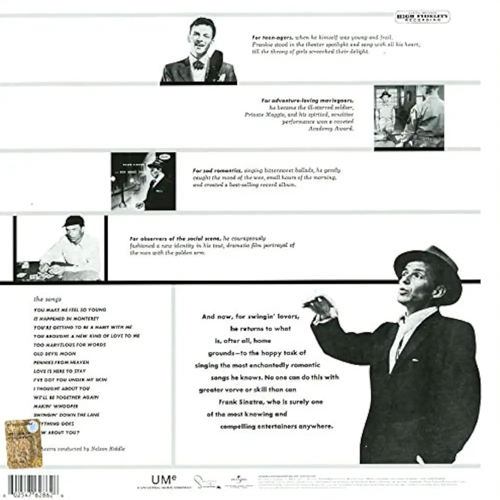 FRANK SINATRA - Songs For Swingin' Lovers