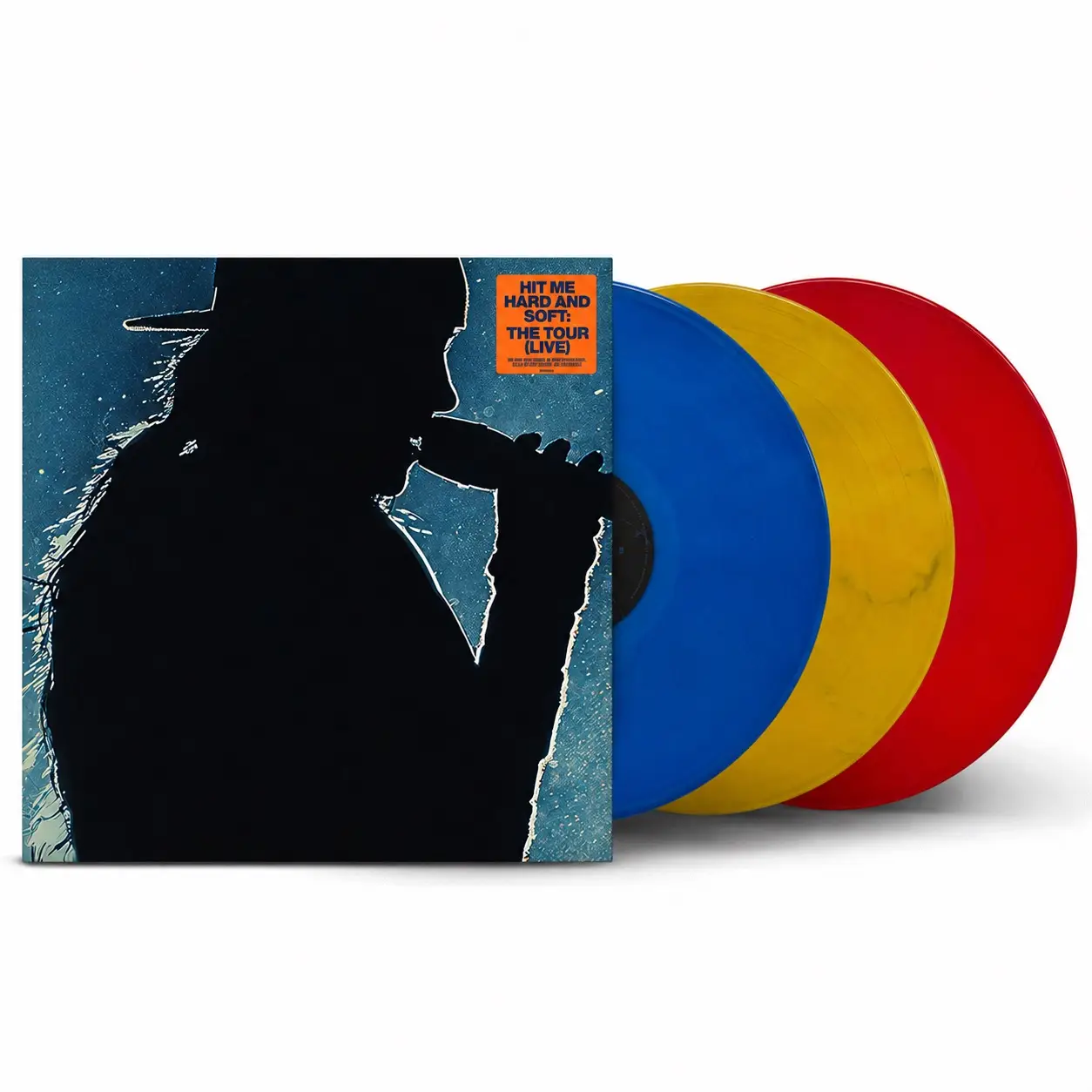 BILLIE EILISH - Hit Me Hard And Soft: The Tour  (blue & yellow & red)