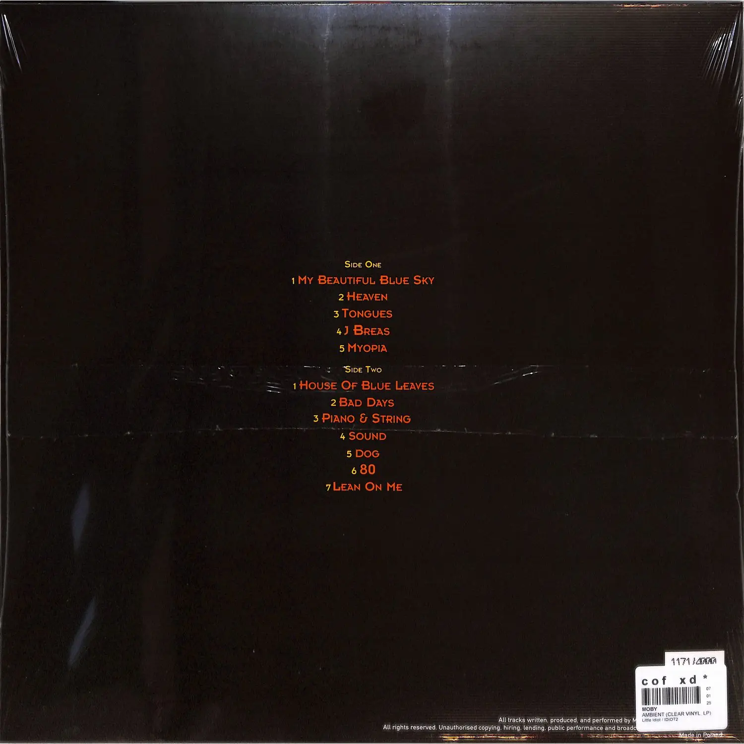 MOBY - Ambient (clear) MOBY - Ambient (clear)