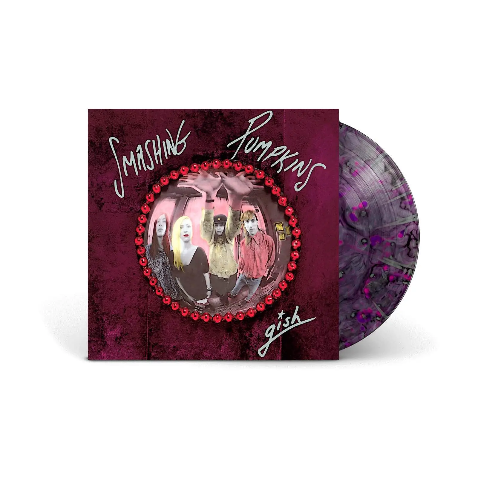 THE SMASHING PUMPKINS - Gish (gray with pink and purple splatter) THE SMASHING PUMPKINS - Gish (gray with pink and purple splatter)