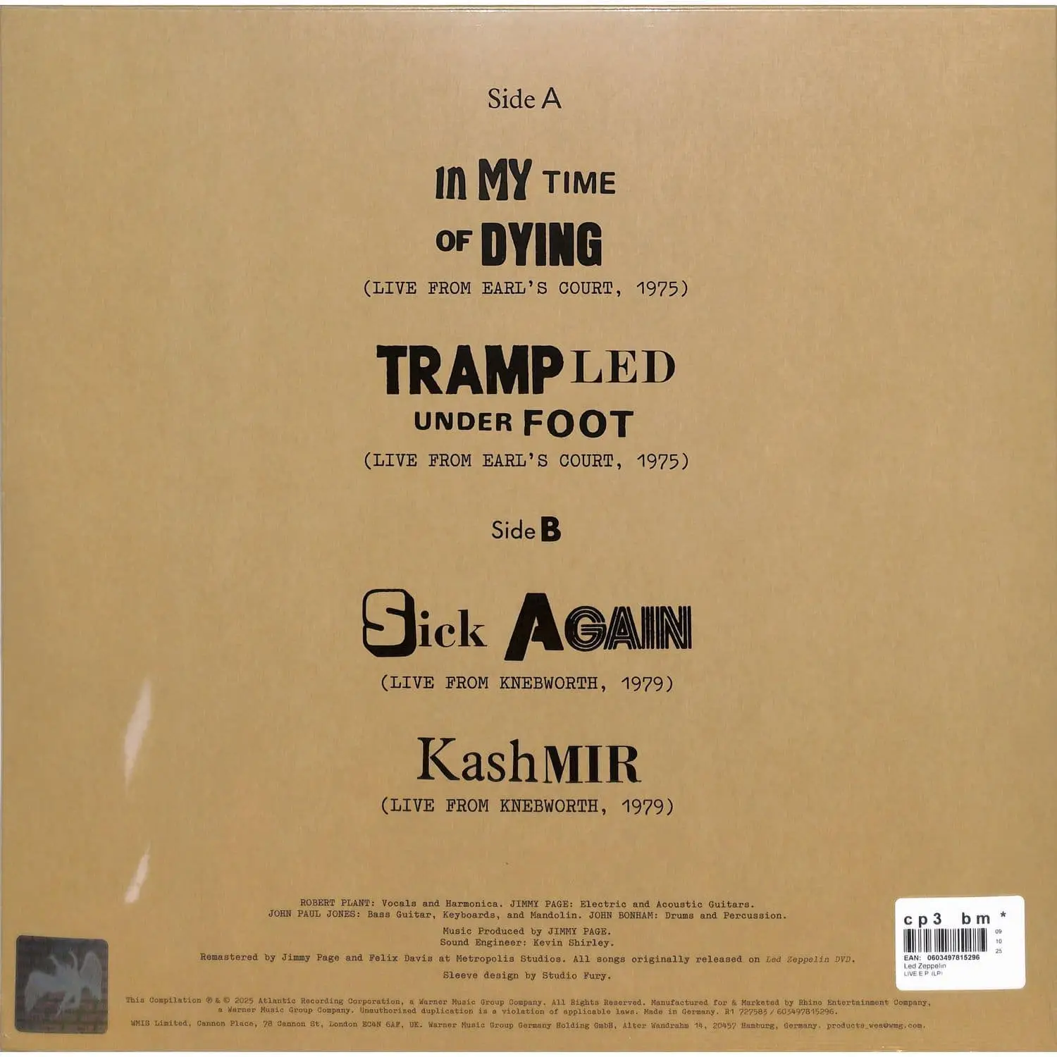 LED ZEPPELIN - Live EP