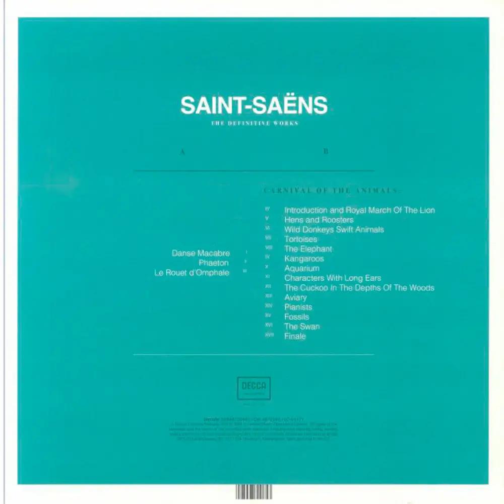 SAINT-SAENS - The Definitive Works (translucent green) SAINT-SAENS - The Definitive Works (translucent green)