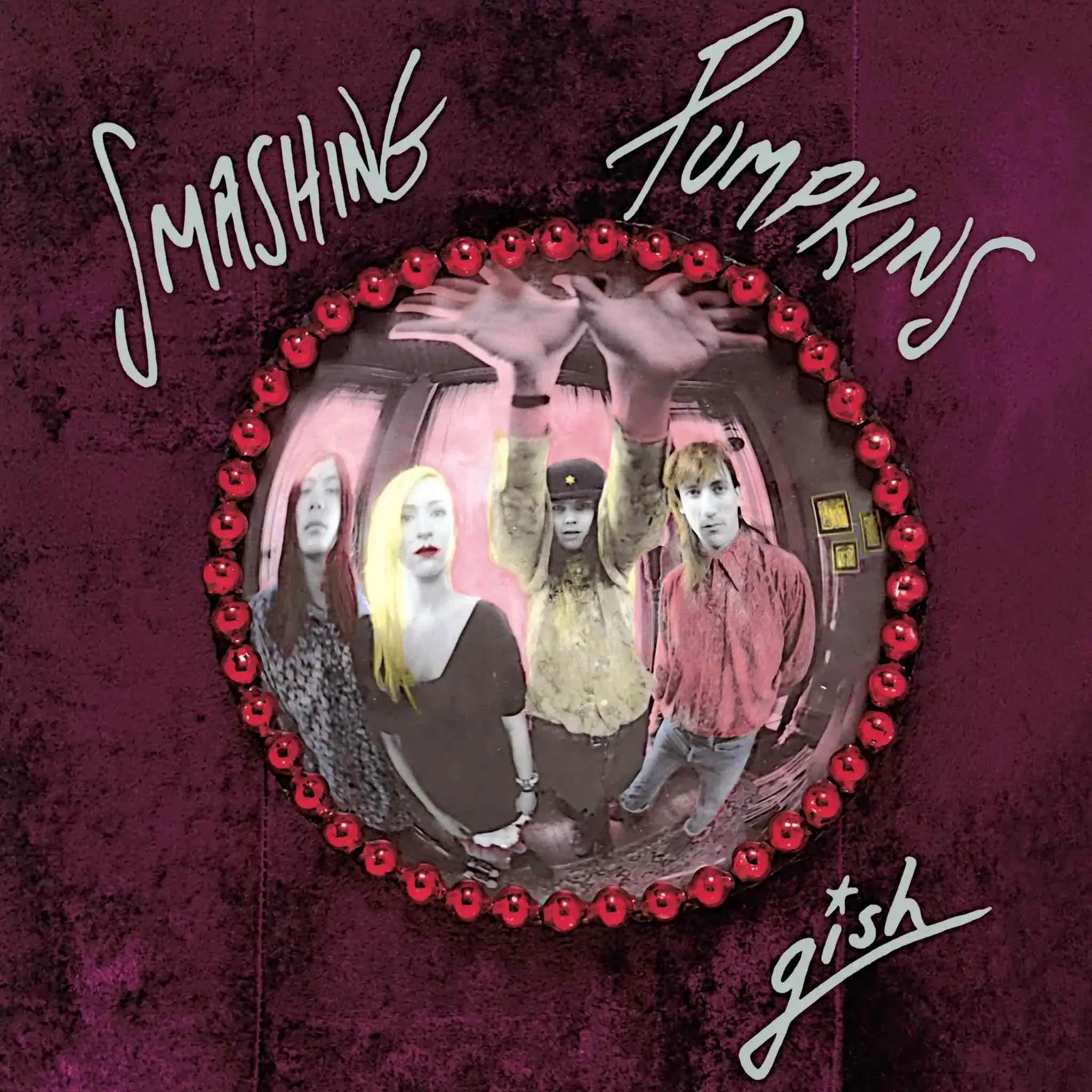 THE SMASHING PUMPKINS - Gish (gray with pink and purple splatter) THE SMASHING PUMPKINS - Gish (gray with pink and purple splatter)