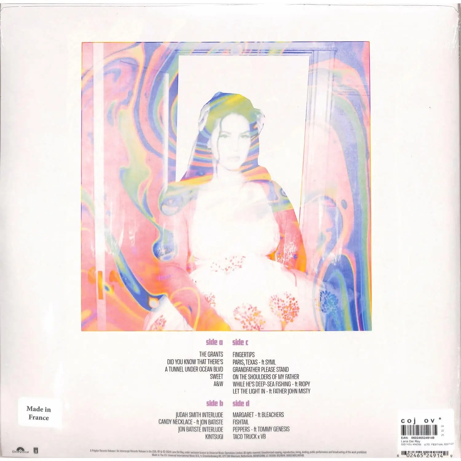 Lana Del Rey - Did you know that there s a tunnel under oceanblvd (orange translucent) Lana Del Rey - Did you know that there s a tunnel under oceanblvd (orange translucent)
