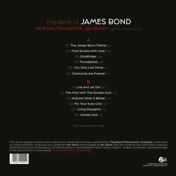OST - The Best Of James Bond (red in white) OST - The Best Of James Bond (red in white)