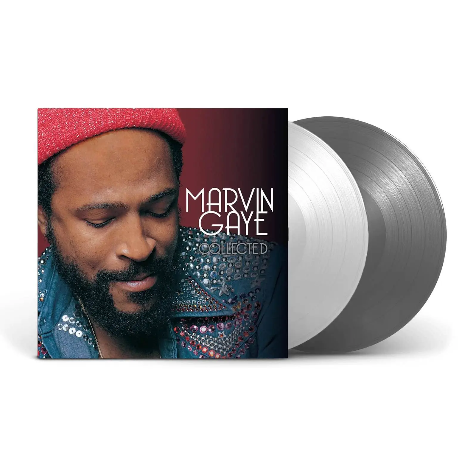 MARVIN GAYE - Collected (white & silver)