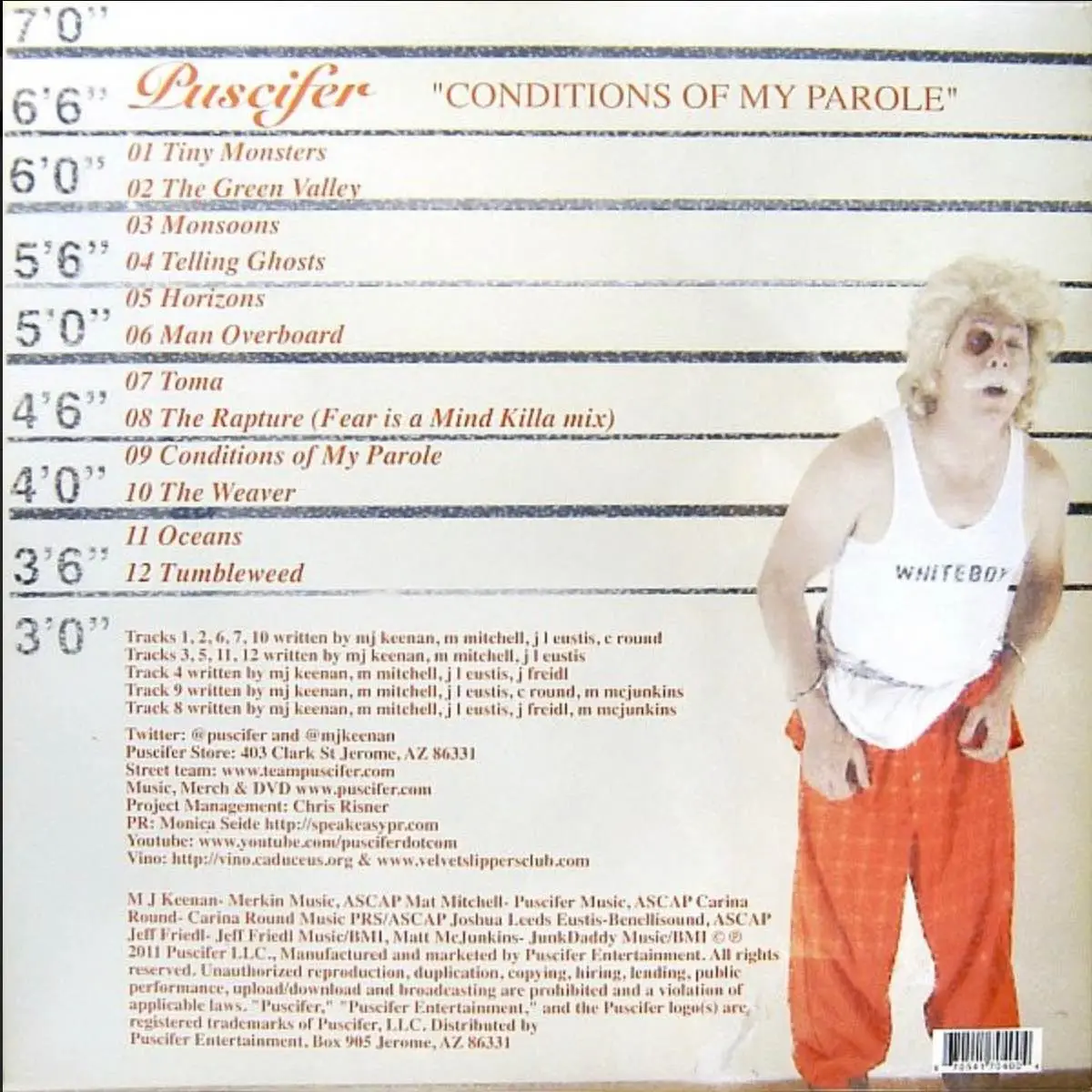 PUSCIFER - Conditions Of My Parole