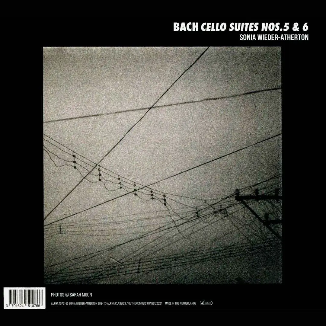BACH & SONIA WIEDER-ATHERTON - Cello Suites Nos.5 & 6 (2LP) BACH & SONIA WIEDER-ATHERTON - Cello Suites Nos.5 & 6 (2LP)