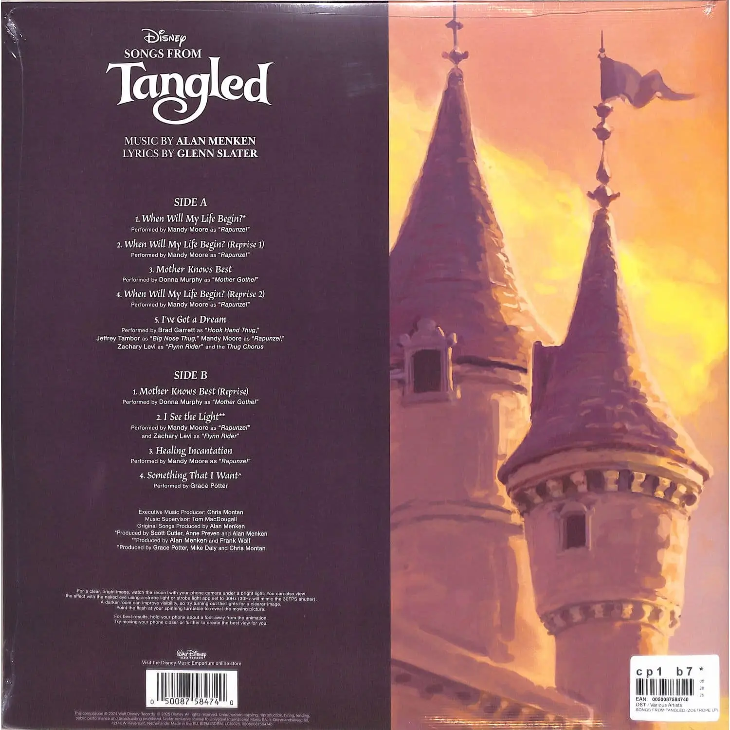 OST - Songs From Tangled (zoetrope)