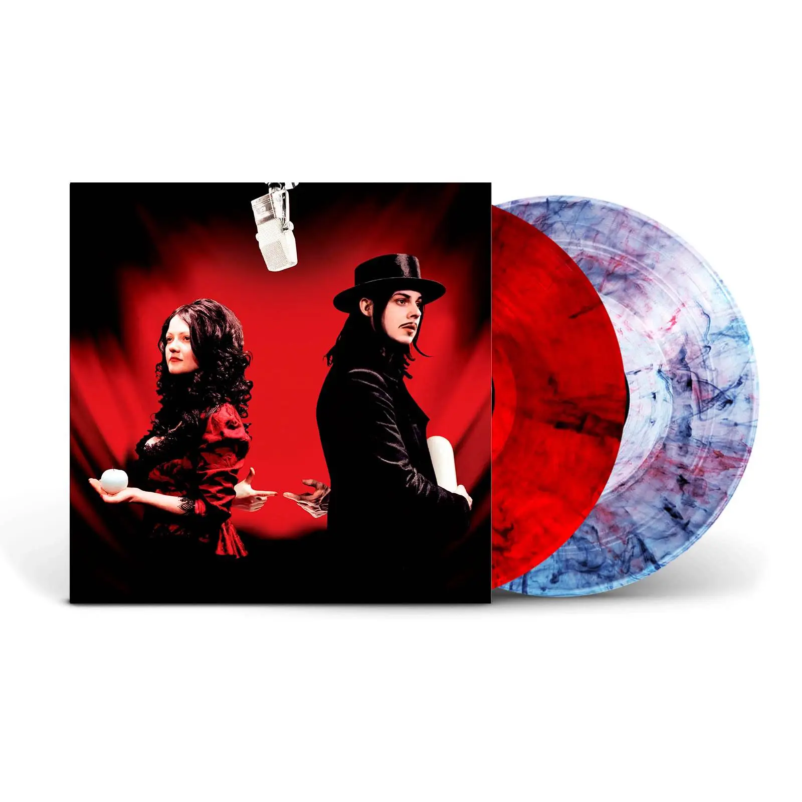 THE WHITE STRIPES - Get Behind Me Satan (clear with red & black smoke)